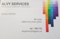 Alvy services - Déco intérieur / extérieur - Peinture - iBat.nc