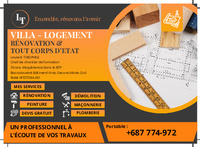 LT Renova nc - Gros œuvre - Rénovation - iBat.nc