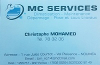 MC Services - Climatisation / Frigoriste - Dépannage / Multi-Services - Électricité Générale  - iBat.nc