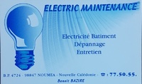 Electric  Maintenance - Dépannage / Multi-Services - Électricité Générale  - iBat.nc